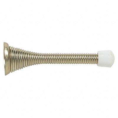 Door Stop Spring Brass 3 Lx3 Hx1 In W