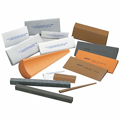 Sharpening File Sq A/O Orange/Brn Crs