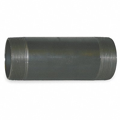 Black Pipe Nipple Threaded 3x4 