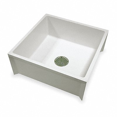 ELMustee Mop Basin Square 24inx24inx10in