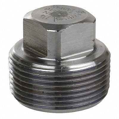 Square Head Plug 316L SS 1 1/2 in