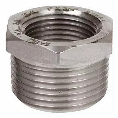 Hex Reducing Bushing 304 SS 3 x 1 1/2 in