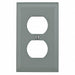 Single Receptacle Cover Gray