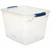 Storage Tote Clear Solid Polypropylene