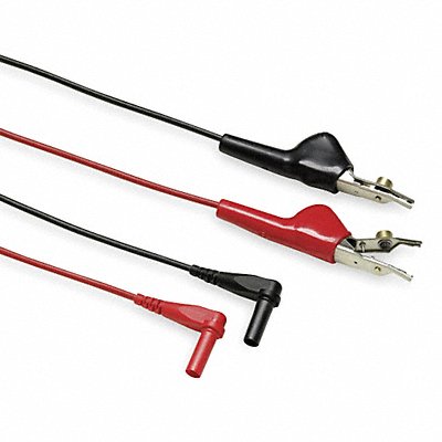 Test Leads 60 in L Black/Red 30VAC PR