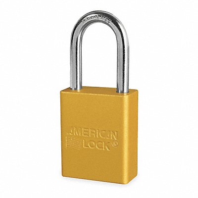 D1919 Lockout Padlock KA Yellow 1-7/8 H