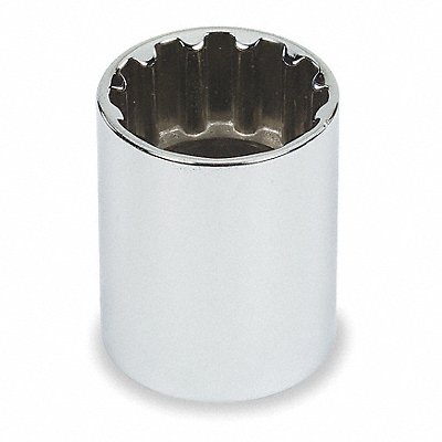 Socket Steel Satin 1 1/16 in