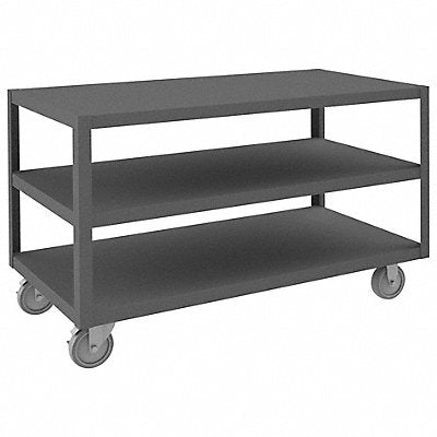 Mobile Table 3 Shelves