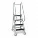 F2130 Rolling Ladder Hndrl Platfm 36 In H