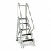 F2132 Rolling Ladder Hndrl Platfm 45 In H