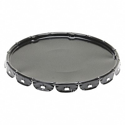 Steel Pail Lid Black Steel