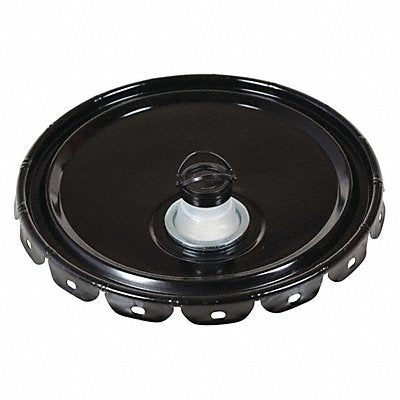 Steel Pail Lid Black Steel