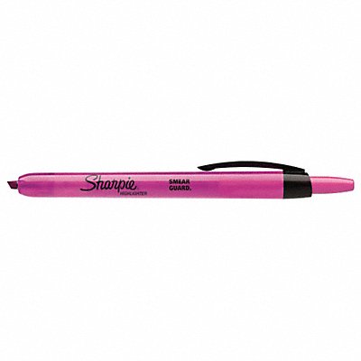 Highlighter Retractable Pink PK12