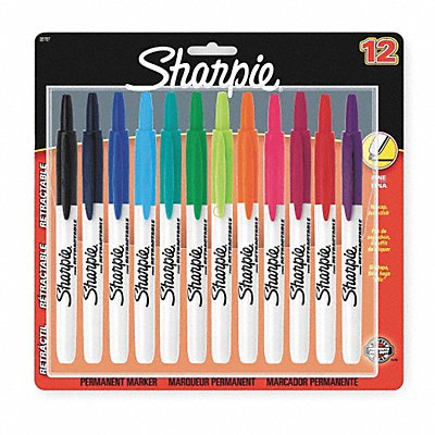 Permanent Marker Set Assorted PK12