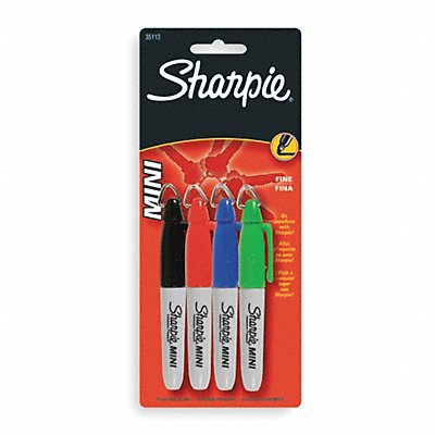 Mini Permanent Marker Set PK4