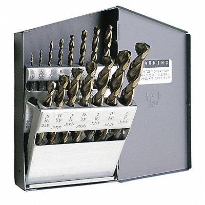 Jobber Drill Set 15 pc HSS