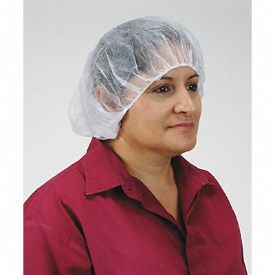 D2138 Bouffant Cap PP White 24 in PK100