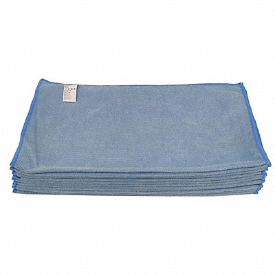 Microfiber Cloth 16 x 16 Blue PK12