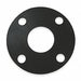 Gasket Full Face 3/4 In Neoprene Black