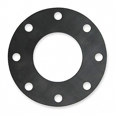 Gasket Full Face 4 In Neoprene Black