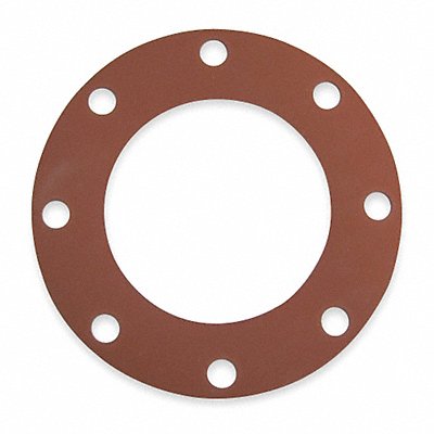 Flange Gasket Full Face 6 In Silicone