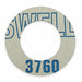 Gasket Ring 8 In Synthetic Fiber Blue