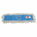 Dust Mop Blue/White Cotton