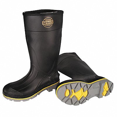 D0345 Rubber Boot Men s 15 Knee Black PR