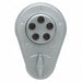 D0003 Pushbutton Deadbolt Satin Chrome