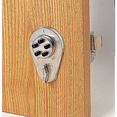 D0004 Deadlocking Spring Latch Satin Brass