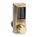 Push Button Lock Entry Antique Brass