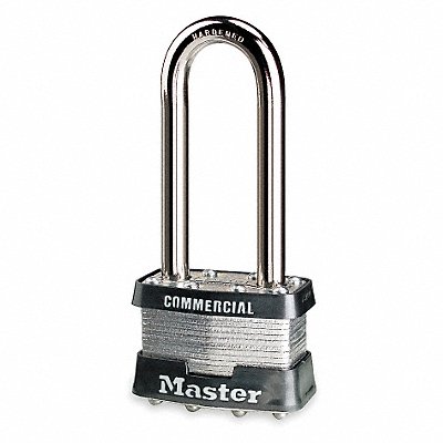 Keyed Padlock 3/4 in Rectangle Silver