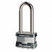 Keyed Padlock 3/4 in Rectangle Silver