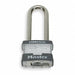 Keyed Padlock 3/4 in Rectangle Silver