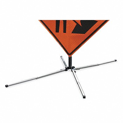 Sign Stand Aluminum 18 in Maximum Mast H