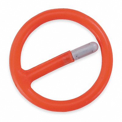 Impact Retaining Ring 1 In Red Plastic