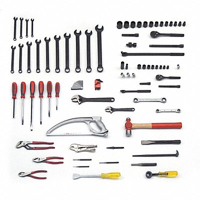 Railroad Tool Set Machinst SAE 89-Pieces