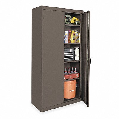 F8702 Storage Cabinet 78 x36 x18 Gray 4Shlv