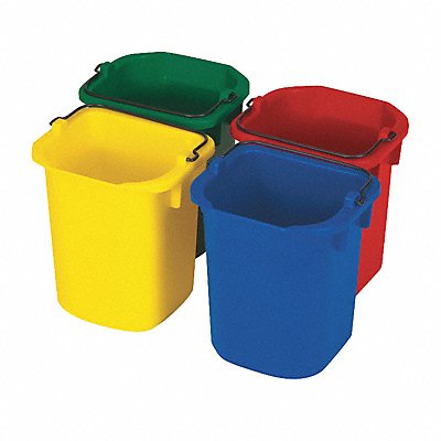 Bucket Set 1 1/4 gal Assort Colors PK4