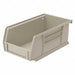 F8647 Hang and Stack Bin Stone Plastic 3 in