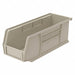 F8685 Hang and Stack Bin Stone Plastic 4 in