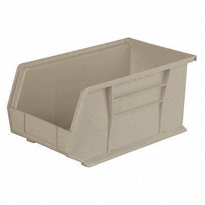 F8697 Hang and Stack Bin Stone Plastic 7 in