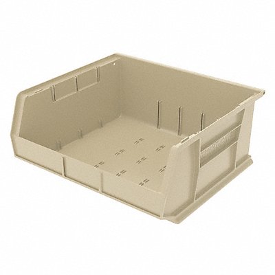 F8696 Hang and Stack Bin Stone Plastic 7 in