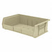 F8695 Hang and Stack Bin Stone Plastic 5 in