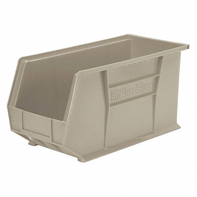 F8694 Hang and Stack Bin Stone Plastic 9 in