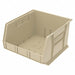 F8693 Hang and Stack Bin Stone Plastic 11 in