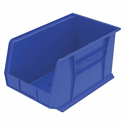 F8691 Hang and Stack Bin Blue Plastic 10 in