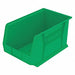 F8691 Hang and Stack Bin Green Plastic 10 in