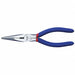 Long Nose Plier 8-1/5 L Serrated