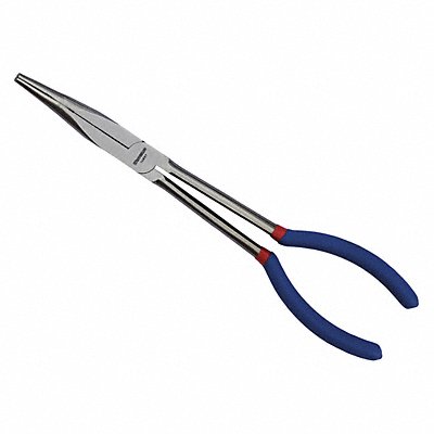 Bent Long Nose Plier 10-7/8 L Serrated